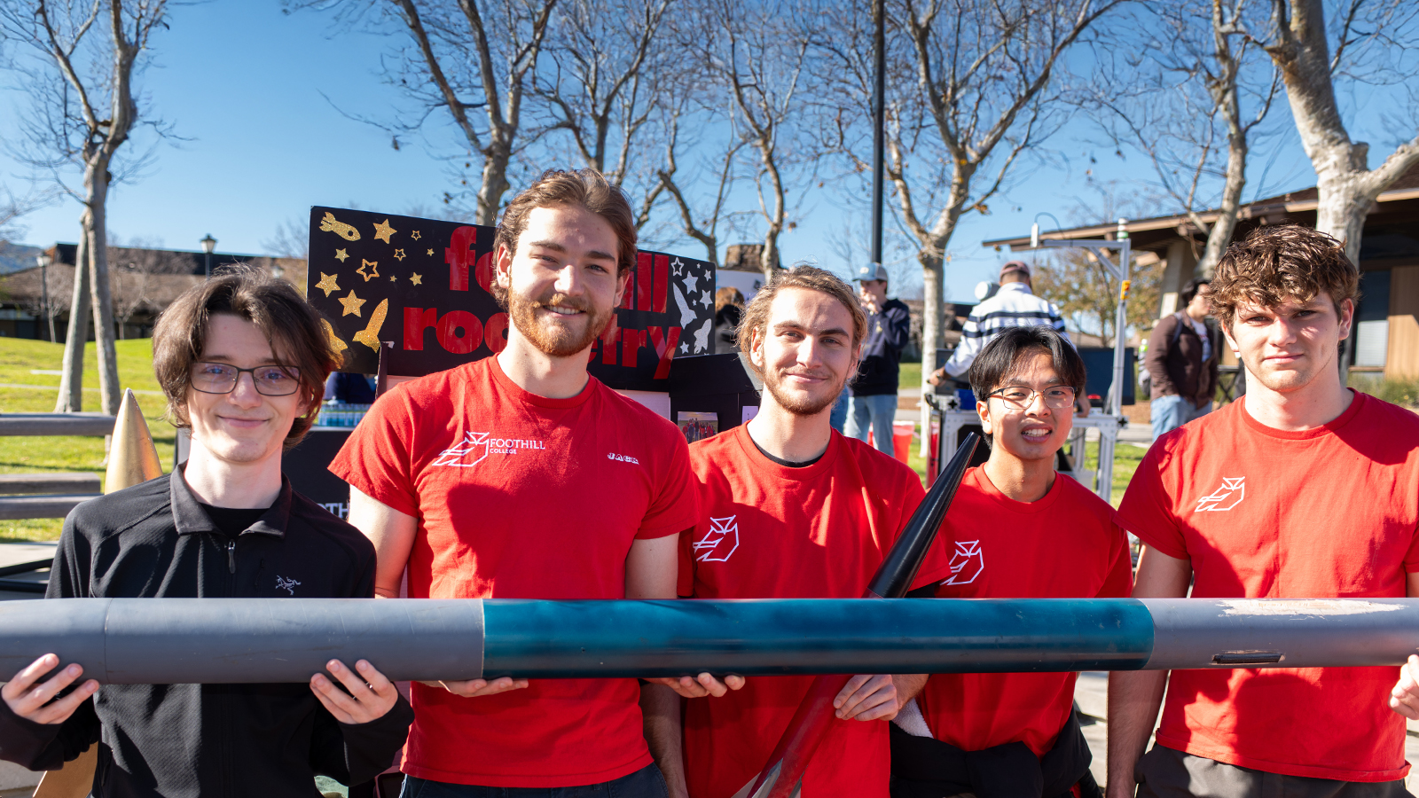 Rocket Club male students