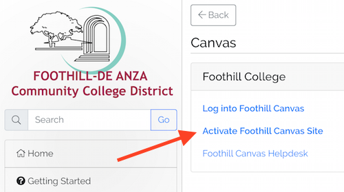 Activate Live Site Option on Myportal