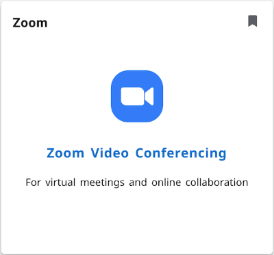 New MyPortal Zoom Card