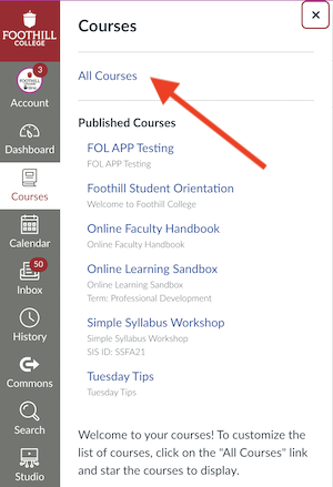 Canvas All Courses